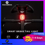 ROCKBROS Smart Brake Tail Light - Waterproof & Rechargeable