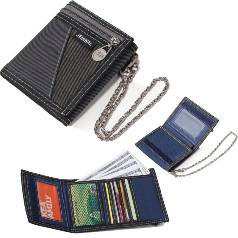 Boys wallet with discount chain