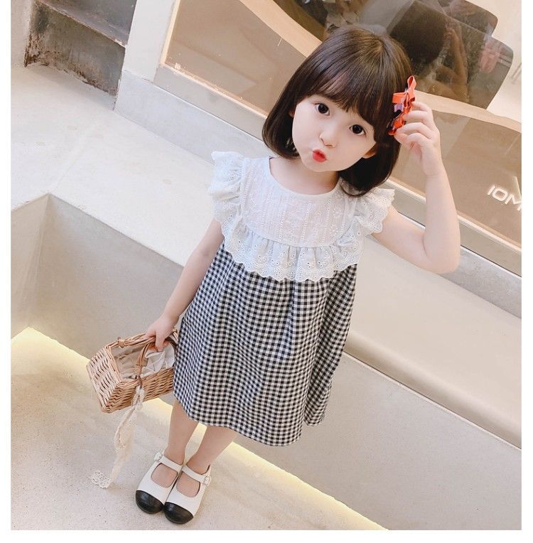 Korean Style Girls' Irregular T-shirt Dress Girl Dresses, 46% OFF