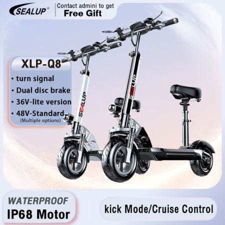 SEALUP Q8 Foldable Electric Bike for Adult, 55KM/H Speed