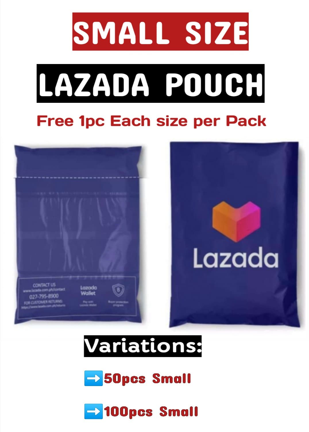 Lazada pouch small hot sale