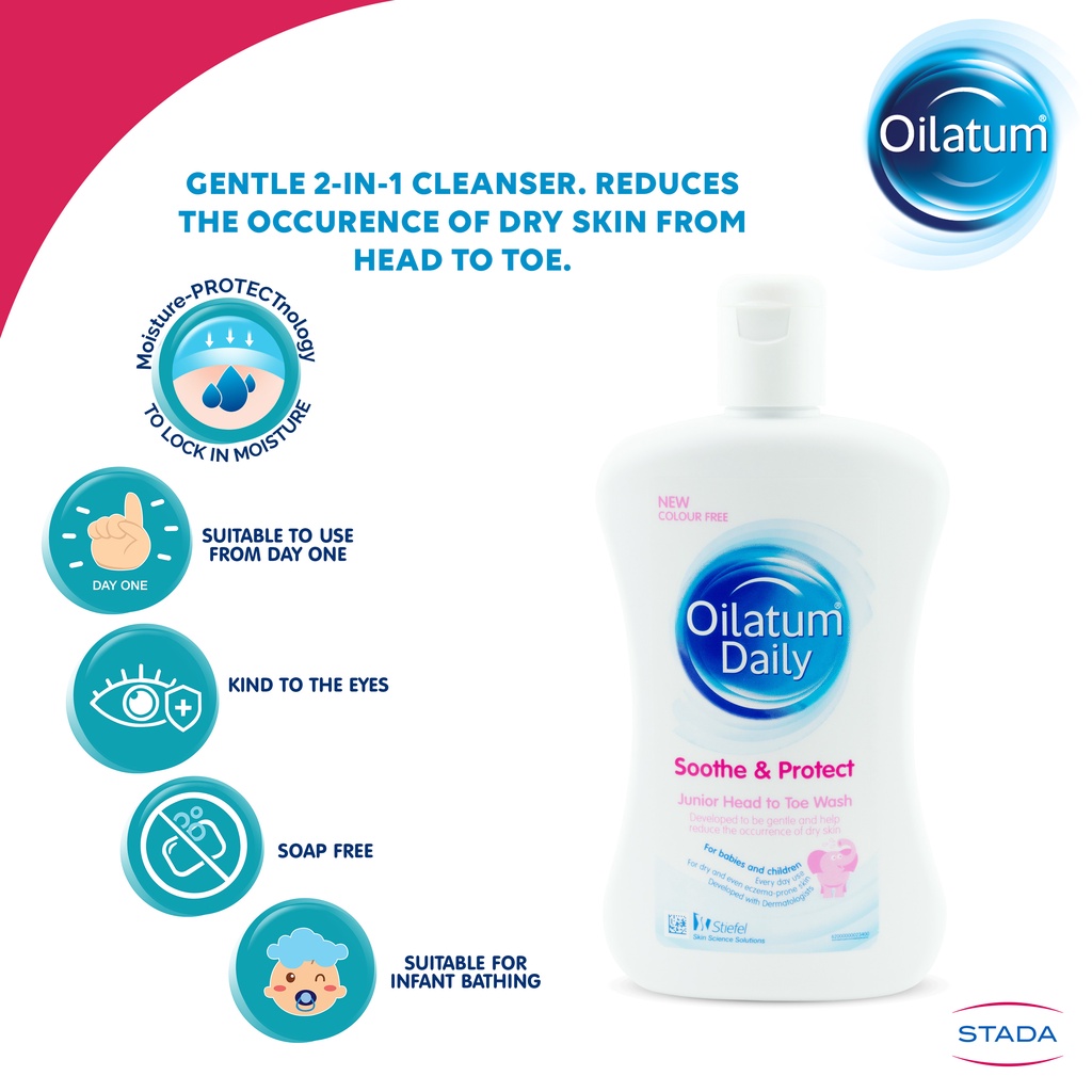 Oilatum junior head 2024 to toe wash