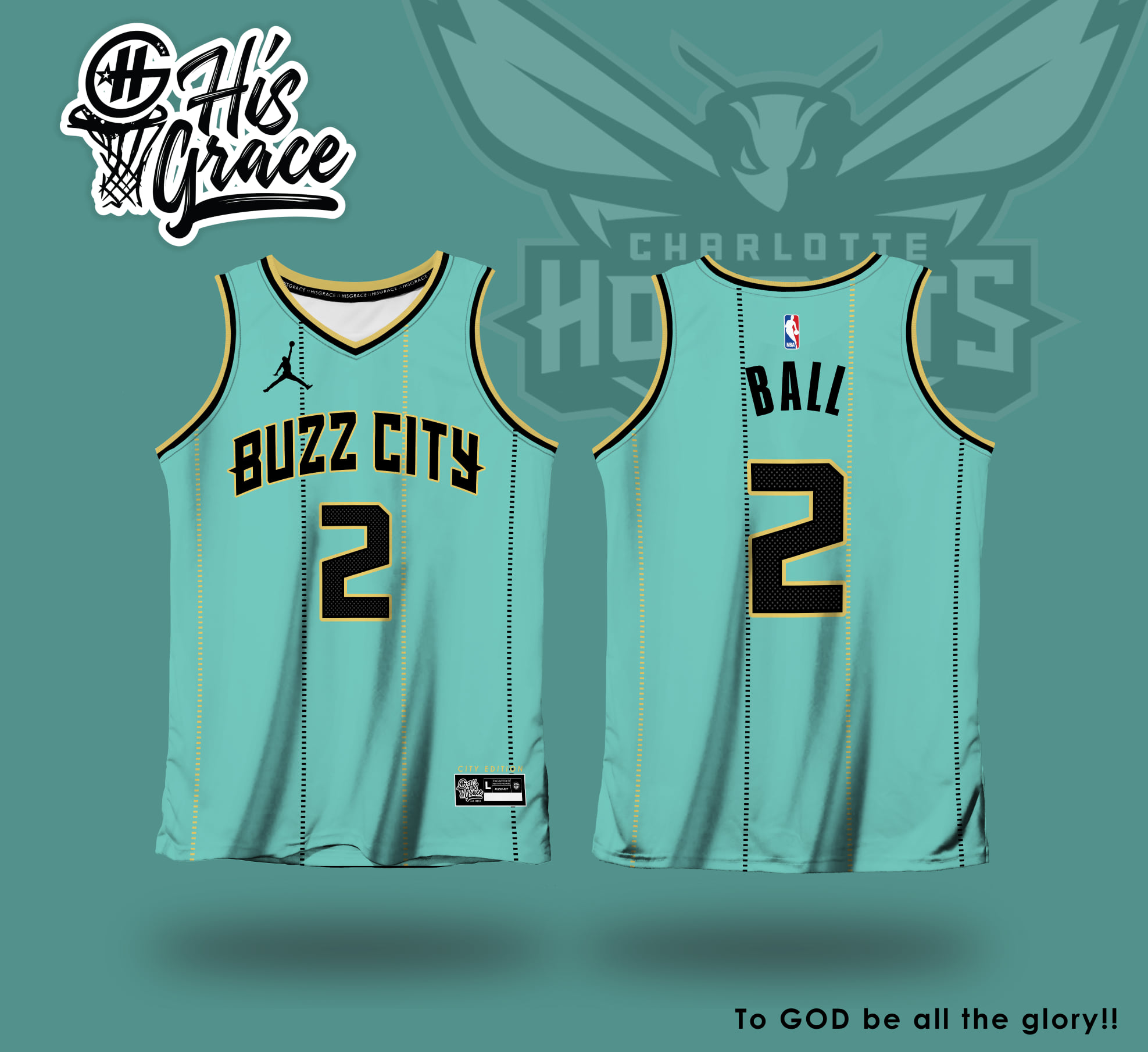 2022 CHARLLOTE HORNETS x HG CONCEPT JERSEY