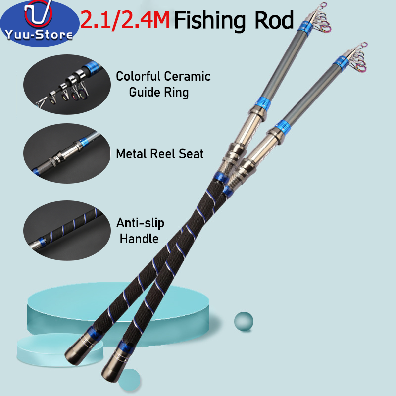 Mini Ultra Short Fishing Rod Pole Telescopic Portable Anti-slip