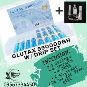 Glutax 990000GH Complete Drip Set by Beauty Bytes