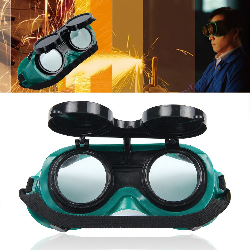 Steel Welding Cutting Welding Safety Goggle,PVC Frame Work Breathable Protective Glasses for Gas Welding Welding and So On