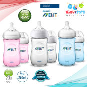 SALE ! Philips AVENT Natural 260ml/9oz 2pcs Feeding Bottles