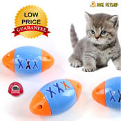 Doge.Plastic Cat Round Play Ball with Bell Chew Toys
