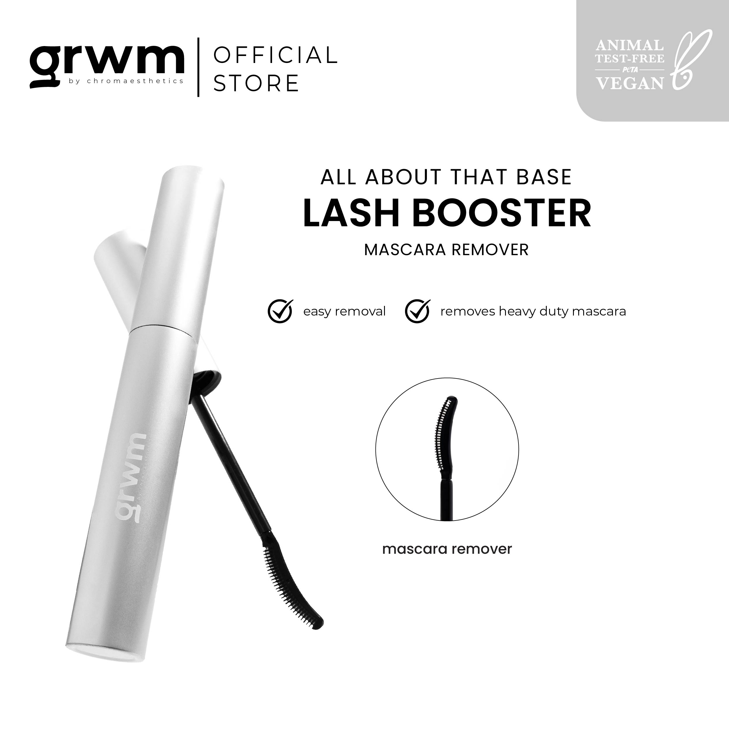 Discount on Grwm Cosmetics  shoes - SKU: Grwm Cosmetics Lash Booster - Mascara Remover