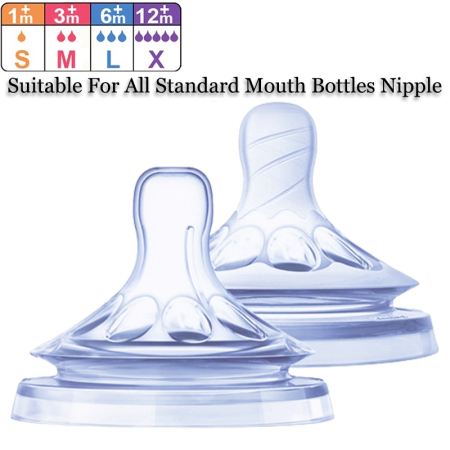 Avent Natural Wide Nipple Teats for UK Feeding Bottles