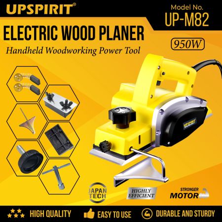 UPSPIRIT 950W Electric Wood Planer with Accessories