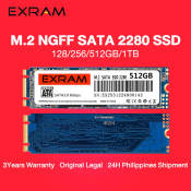 EXRAM M.2 SSD NGFF 2280 SATA 3.0 128G