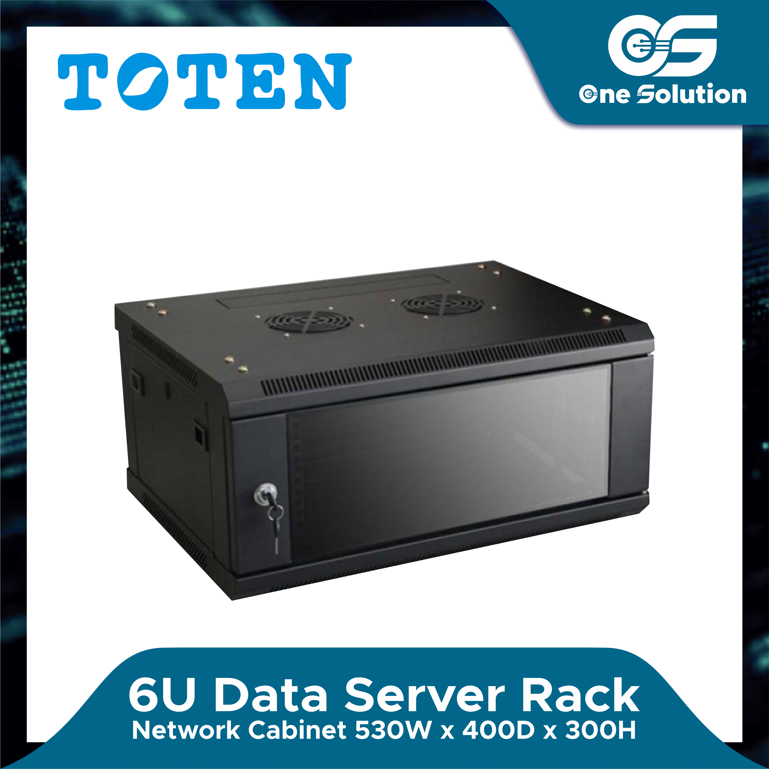 TOTEN 6U  530w*400D*300H  Da...