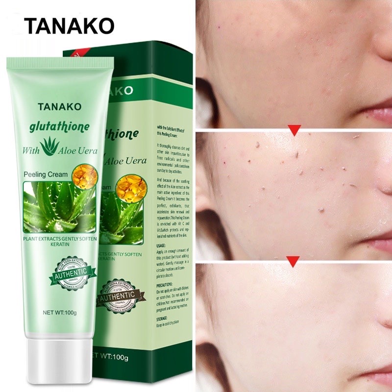tanako glutathione FDA Tanako Glutathione With Aloe Vera Magic Peeling Gel Cream 100g
