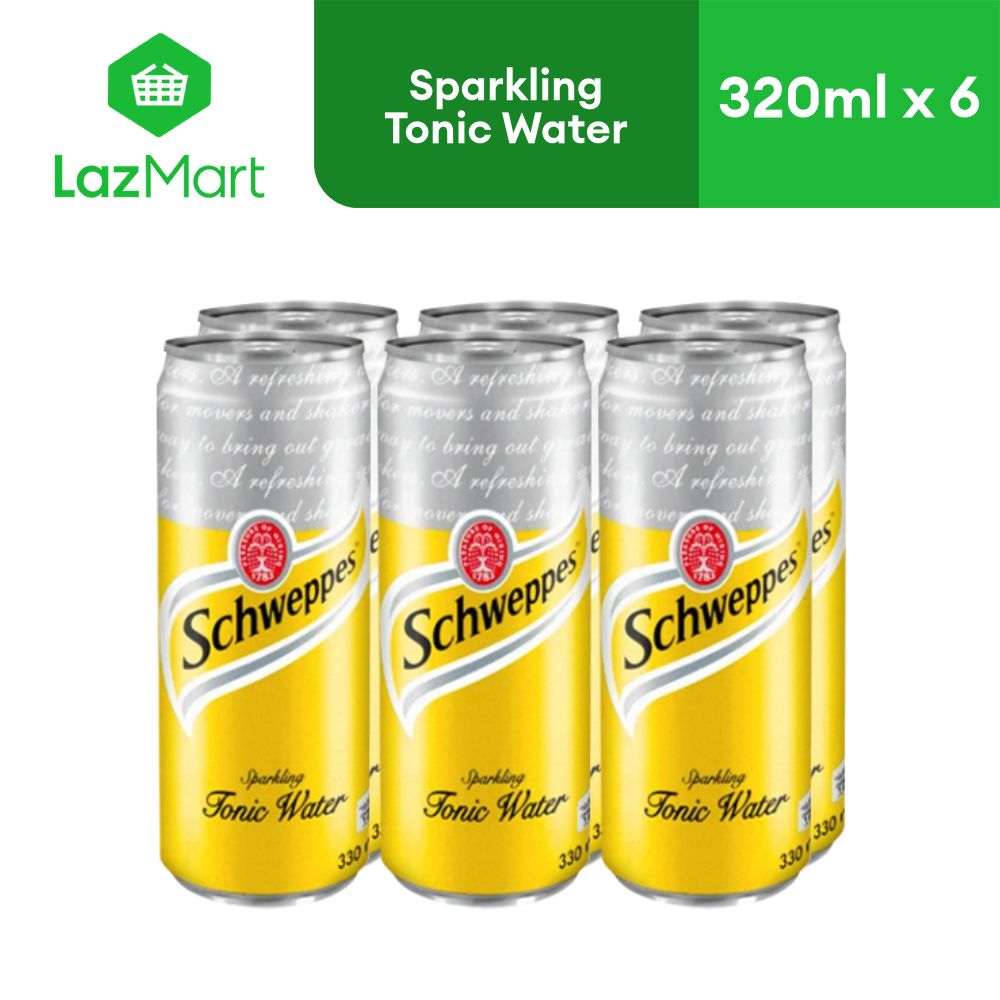 Schweppes Tonic Water 320ml - Pack of 6