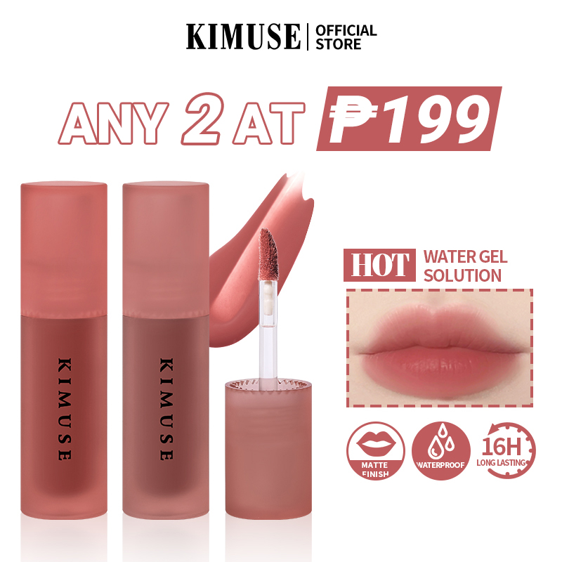 Discount on KIMUSE  shoes - SKU: KIMUSE Water Tint Lip Glaze 13 Colors Waterproof Long Lasting Matte Liquid Lip Gloss Lipstick