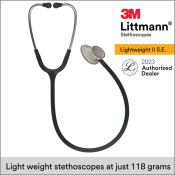 3M Littmann Lightweight II Stethoscope with Black Tube