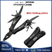 Portable Stainless Steel Folding Pliers - Multifunctional Camping Survival Tool