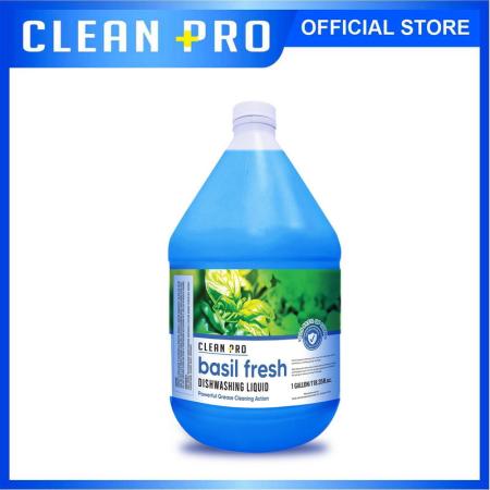 Clean Pro Dishwashing Liquid Basil Fresh Scent Gallon