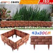 LZC Lawn-Fence: Decorative Garden Border for Yard and Flower Bed