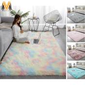Gradient Tie Dyed Plush Carpet - Absorbent Doormat 