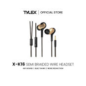 TYLEX X-K16 Coated Headset with Built-in Microphone and Earphones