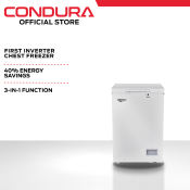 Condura Chest Freezer Inverter CCF100Ri 3.5 cu ft