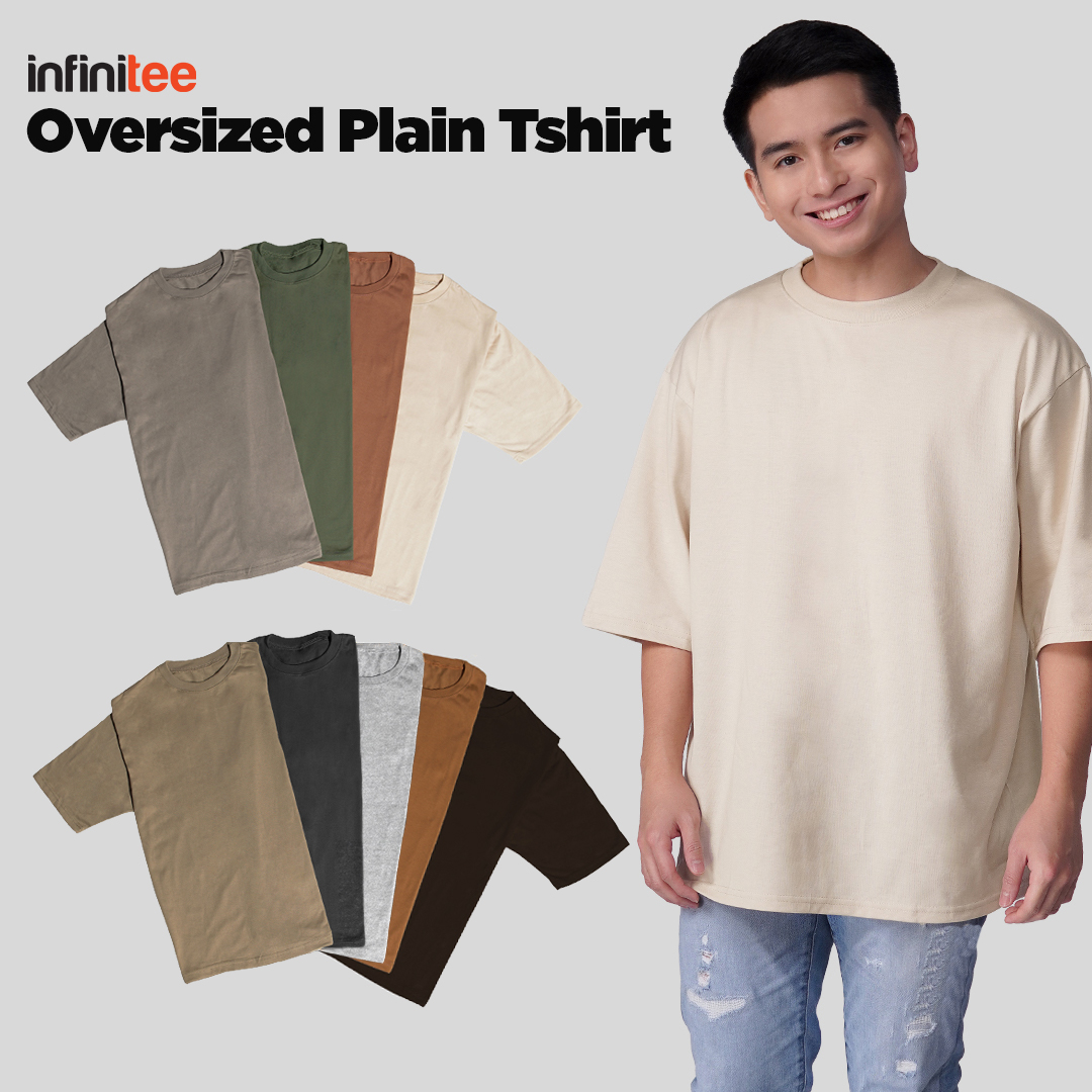 Infinitee Men's Oversized Shirt - Versatile Casual Fashion Wear