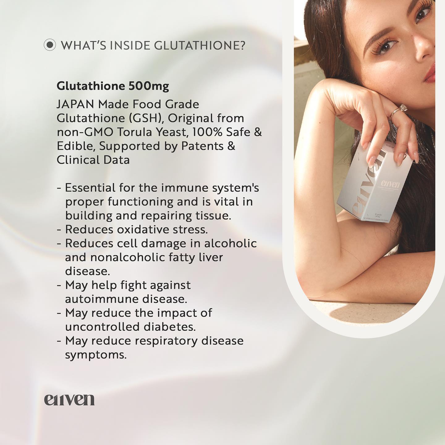 ellen adarna glutathione E11ven Capsule by E11VEN Opitac Glutathione 500mg -