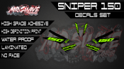 Yamaha Sniper 150 Stock Decal Set