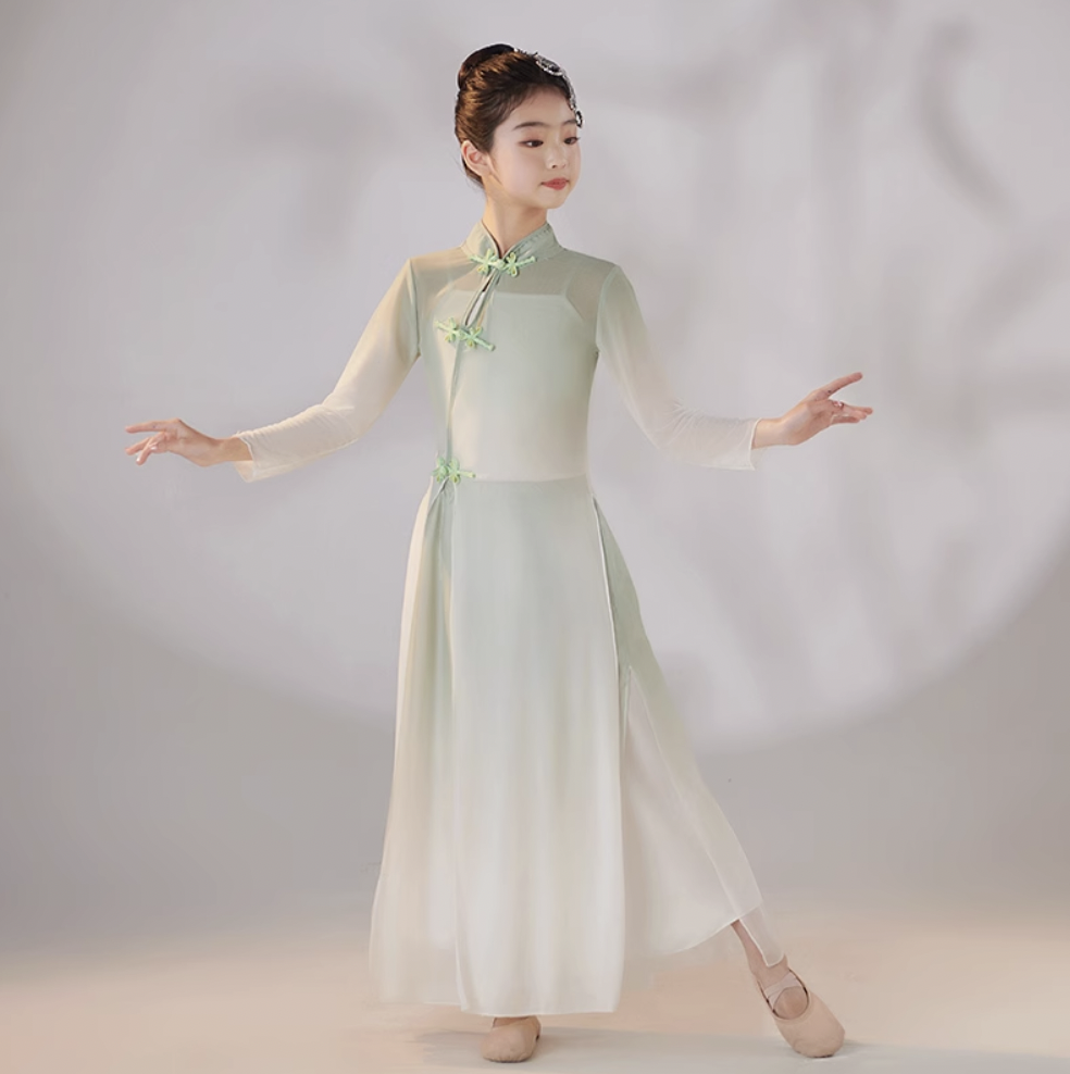 formal singapore traditional dress Blue Floral Ethnic Travel Dress for Women - Singapore Little Nyonya Same Style clothing with Southeast Asian Trend