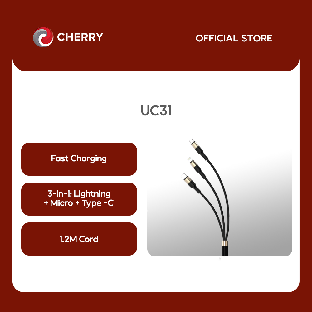 CHERRY 3-in-1 Cable UC31