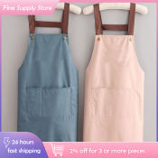 Waterproof Canvas Apron with Large Pocket for Chef or Waiter