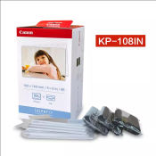 Canon KP108 KP-108 KP 108 ink and paper set for selphy 1300/1500 printers