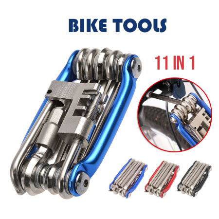 MTB Folding Multi Tool 11 in 1 Bike Repair Kit