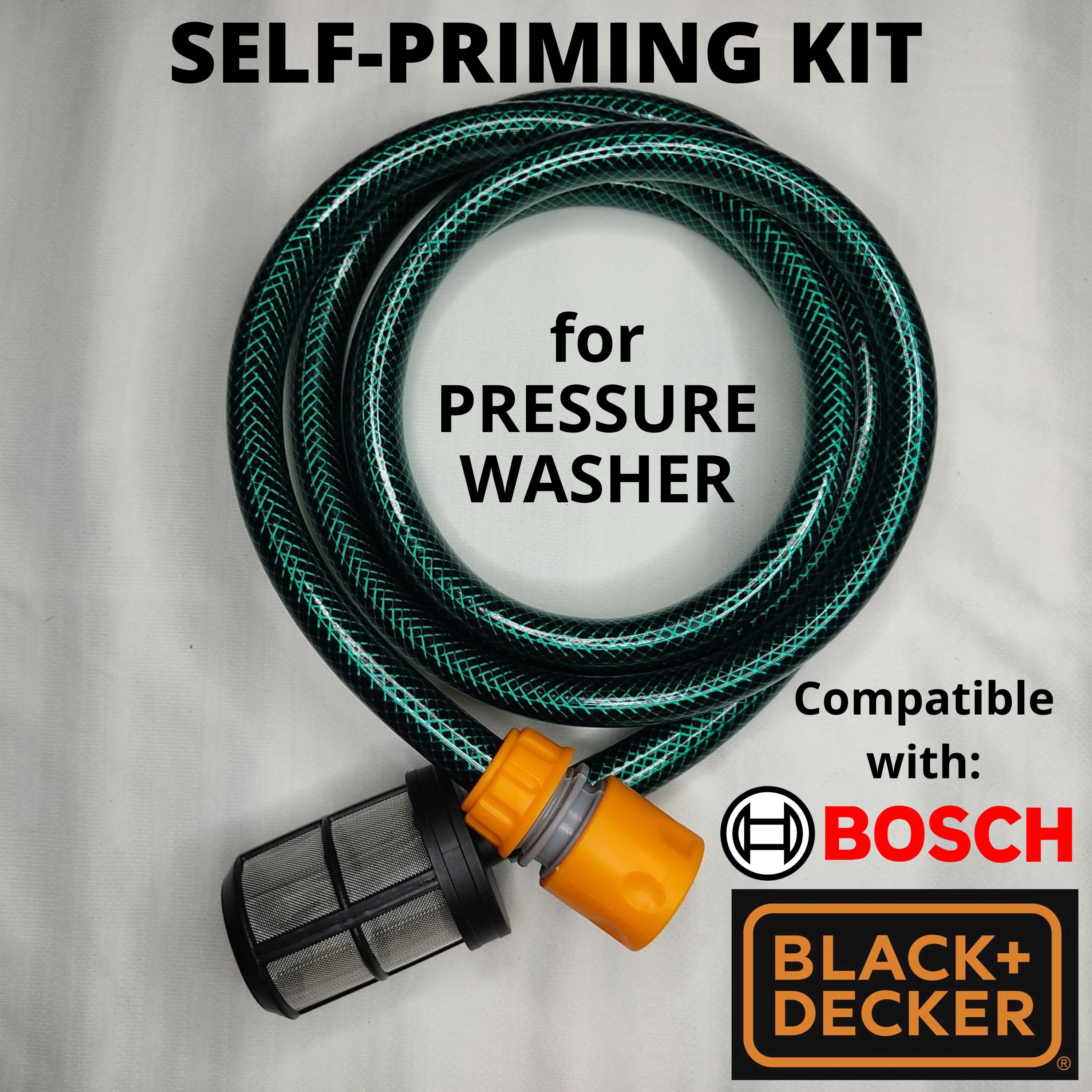 BLACK AND DECKER BOSCH compatible SELF PRIMING KIT for PRESSURE