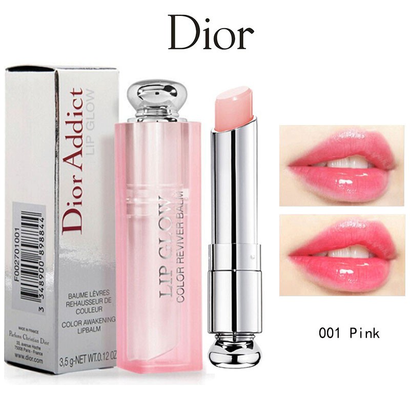 On Hand】Dior Addict Lip Glow Color Awakening Lip Balm #001 Pink 004  Coral Lazada PH
