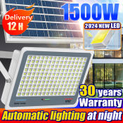 SolarMax Floodlight: IP67 Waterproof Outdoor Solar Street Light with Remote