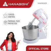 Hanabishi Hand Mixer HHMB120SS