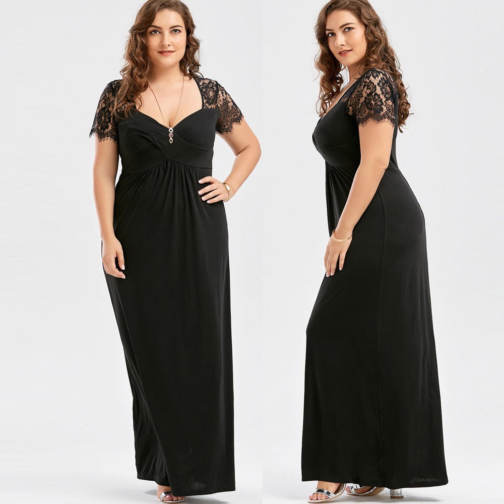 lazada formal dress plus size