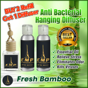 EMP Bamboo Car Air Freshener - Long Lasting Scent