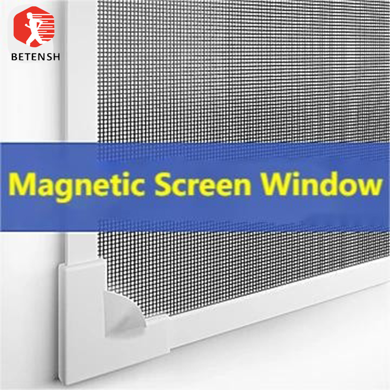 Customizable Magnetic Window Screen - Anti-Fly Mosquito Net (Brand: BETENSH)