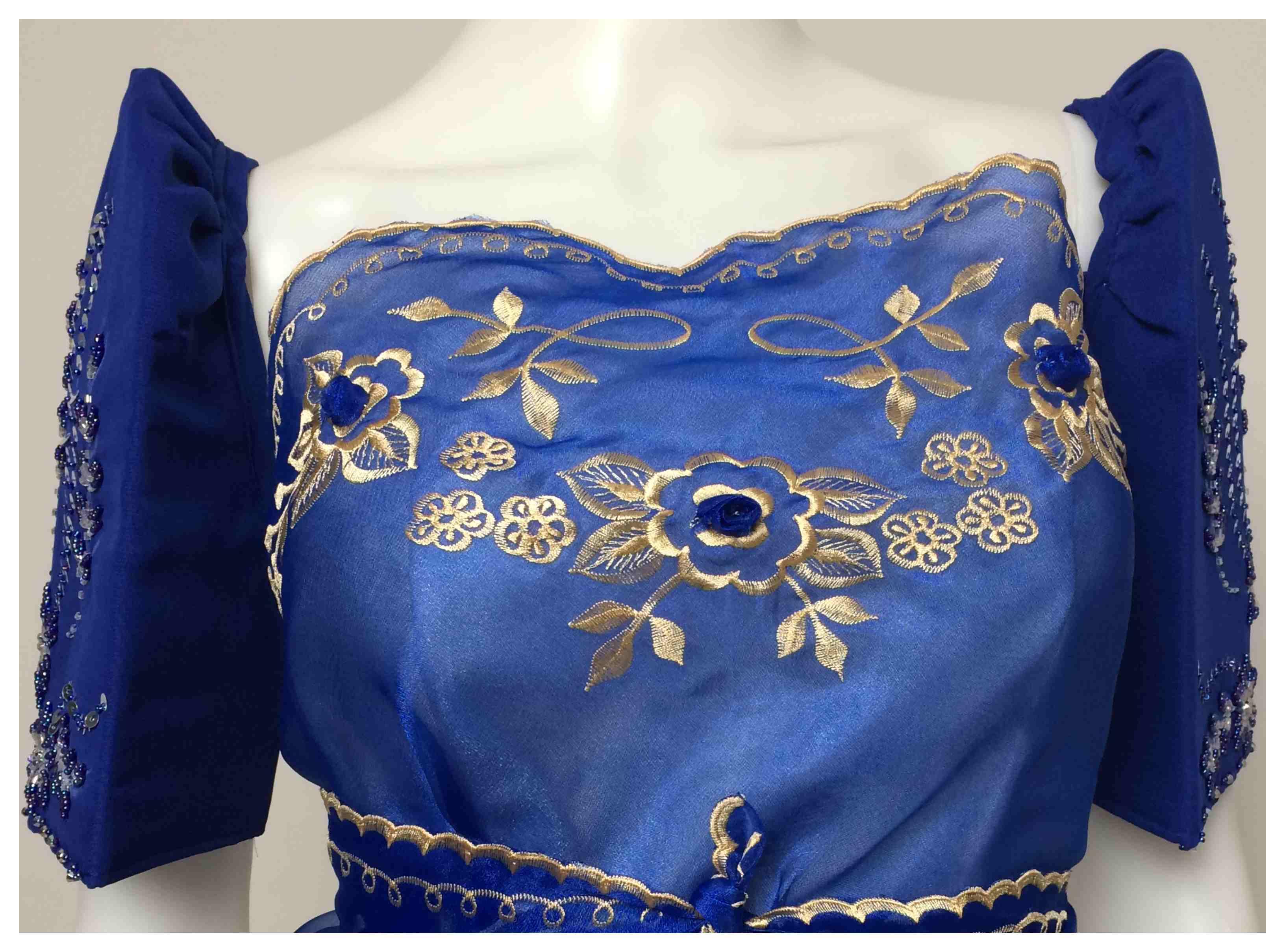 Modern Filipiniana Butterfly Sleeves (DIY Detachable