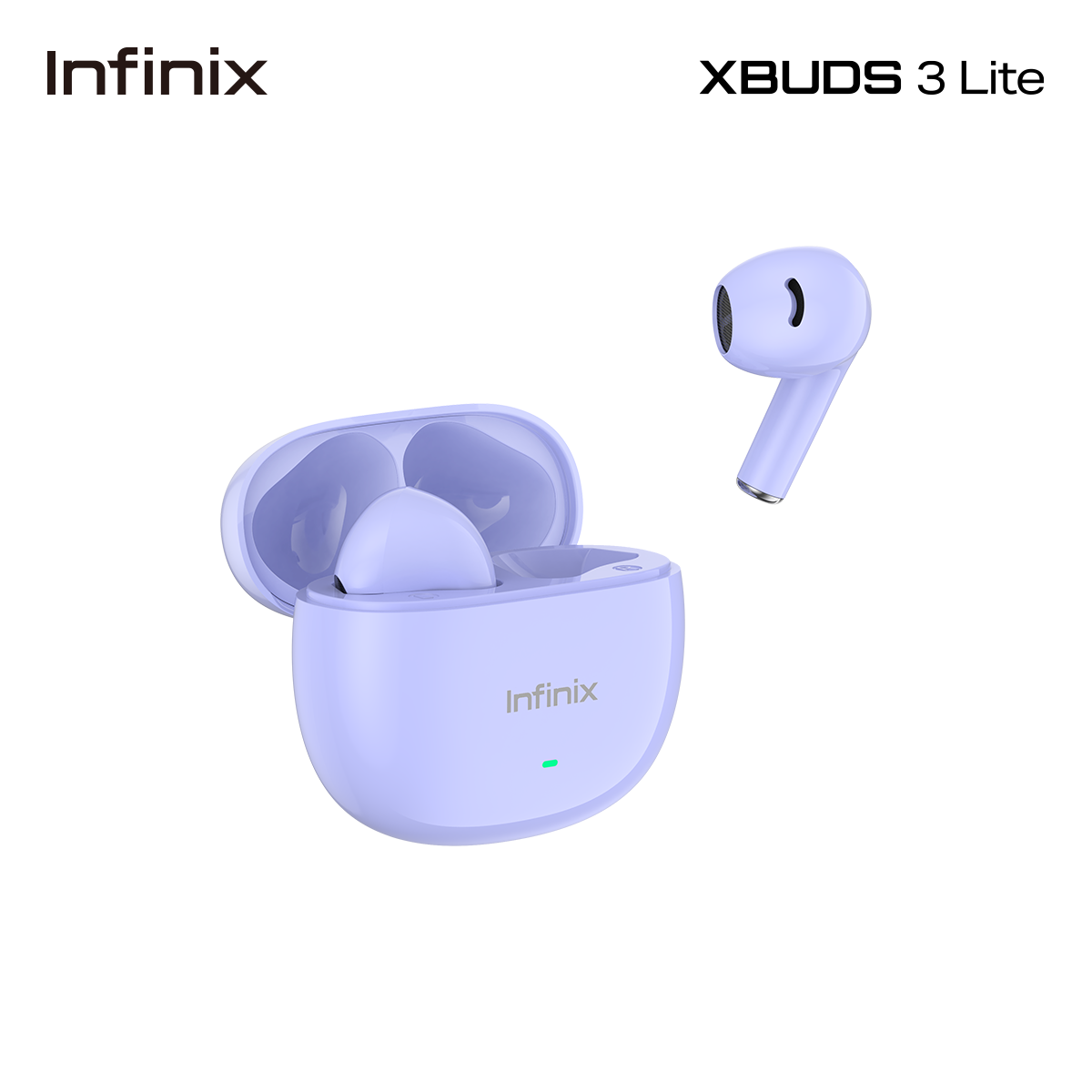 Infinix XE33 XBuds 3 Lite / Semi-In-Ear Design Light and Comfortable, AI ENC Clear Call Voice, 24 Hours Long Play-time Earphone - Image 4