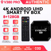 V380 PRO Mini Smart TV Box 4K HD WiFi