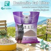 Premium Bentonite Cat Litter - Lavender Lemon Charcoal Odor Control