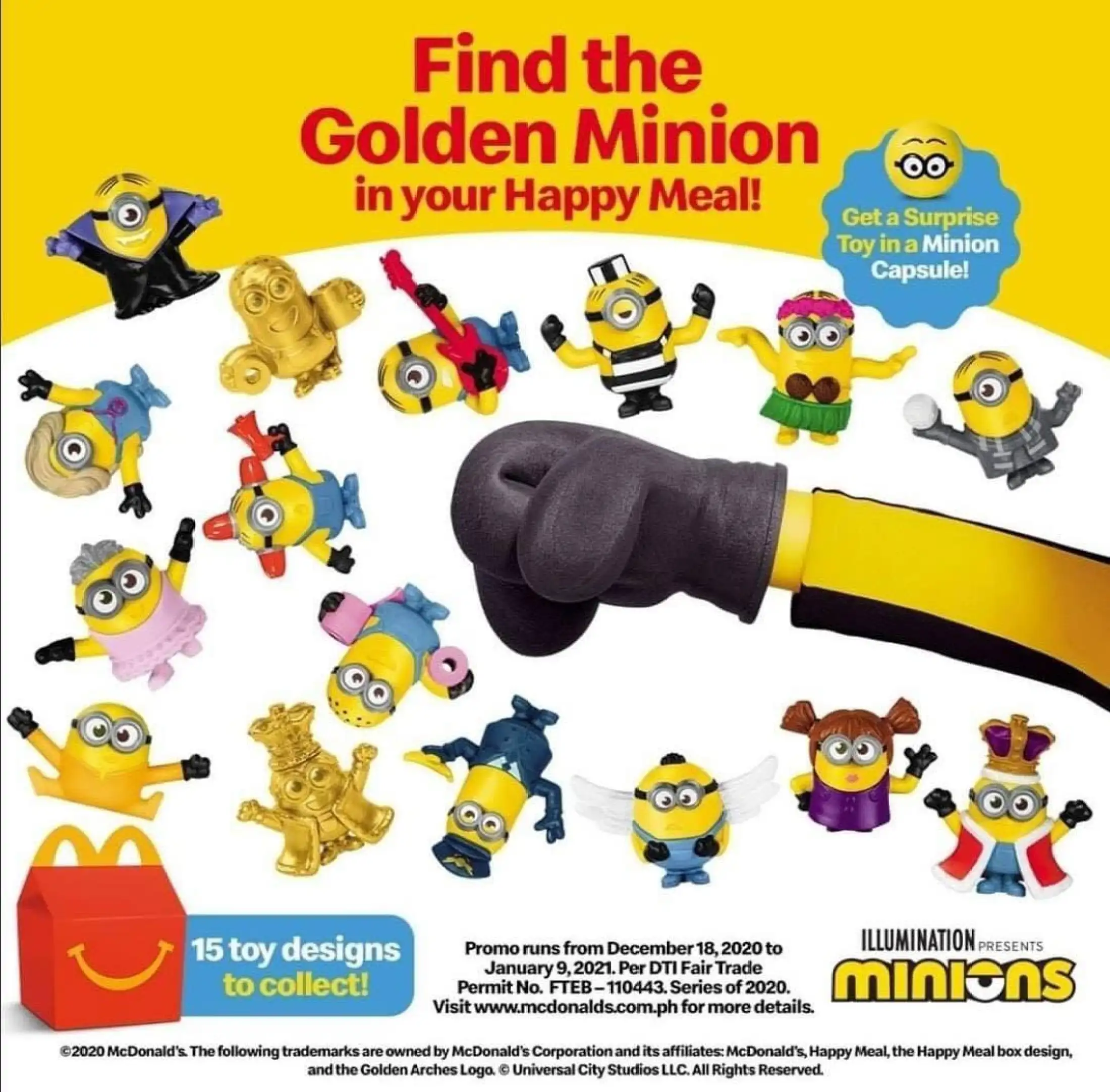 Happy Meal Minions Mcdonalds Toys Complete Set 15 Pcs Regular Lazada Ph