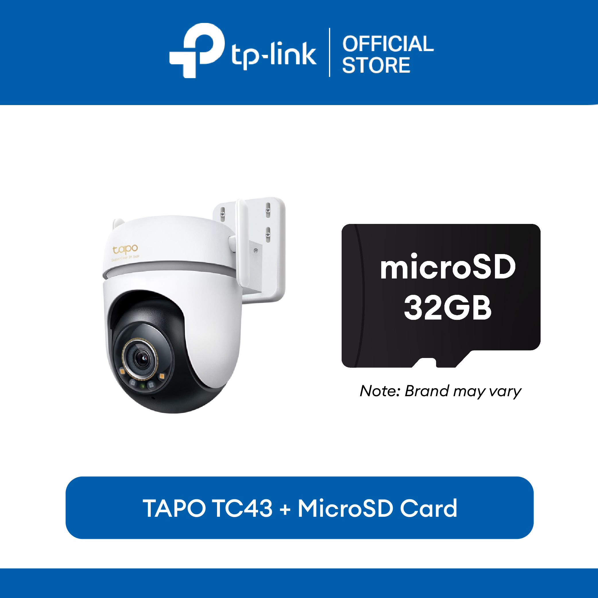 TP-Link Official Store / Tapo TC43 / 3K 5MP Outdoor Pan/Tilt AI Home WiFi IP Security Cctv Sale Camera Connect to Cellphone with Mic and Speaker - Image 2