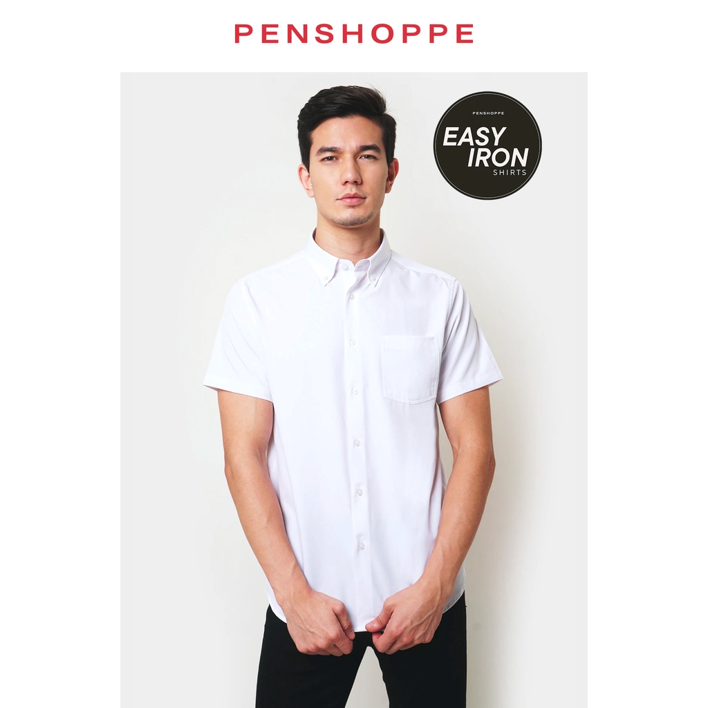 Penshoppe shop white polo