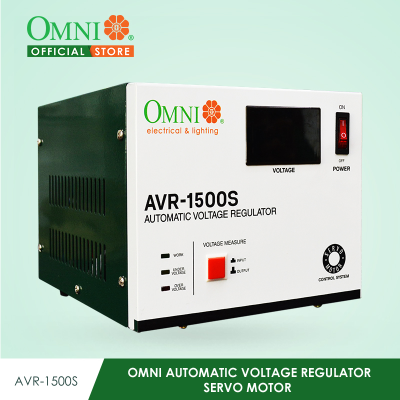 OMNI Automatic Voltage Regulator Servo Motor 1500W - AVR-1500S